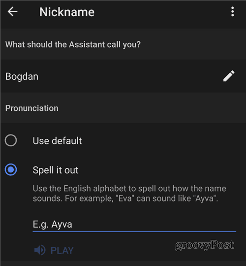 Google Starts navn udtaler