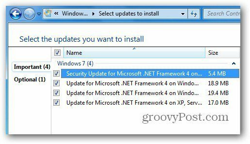 .NET-opdateringer