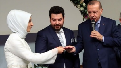 Præsident Erdogan var vidne til Sefer Turans datter