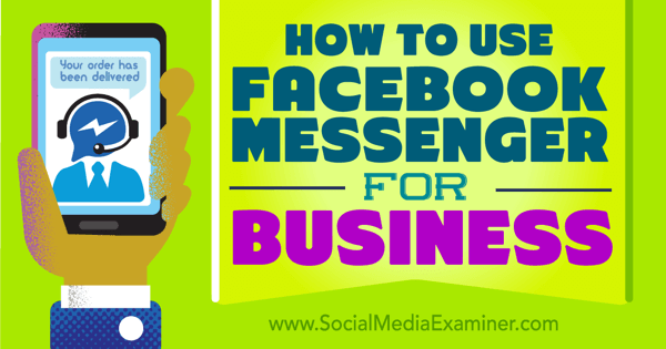 oprette forbindelse og engagere sig med facebook messenger
