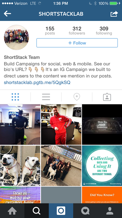 shortstach instagram konkurrence link billede