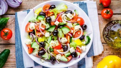 Salat diætliste til slankning! Vel kalorier med salatopskrifter