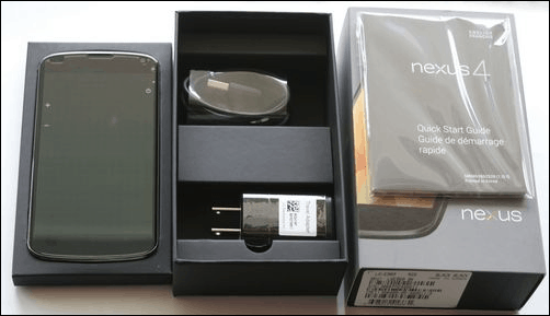 Nexus 4 ikke-indrammet