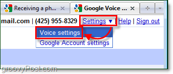 gå til google-stemmeindstillinger