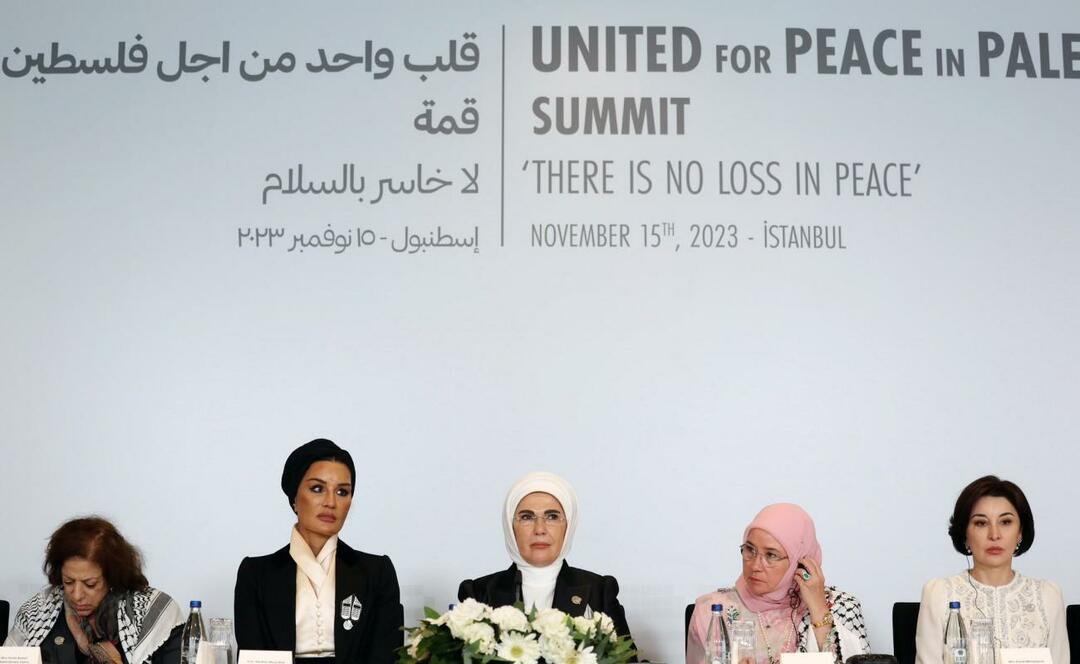  First Lady Erdoğan One Heart Summit for Palæstina initiativbevægelse