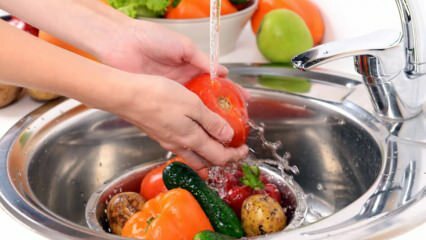 Hvordan skal frugt og grøntsager vaskes? Disse fejl forårsager forgiftning!