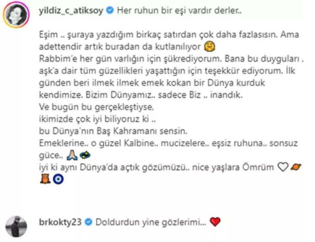 Sådan fejrede Yıldız Çağrı Atiksoy Berk Oktays fødselsdag