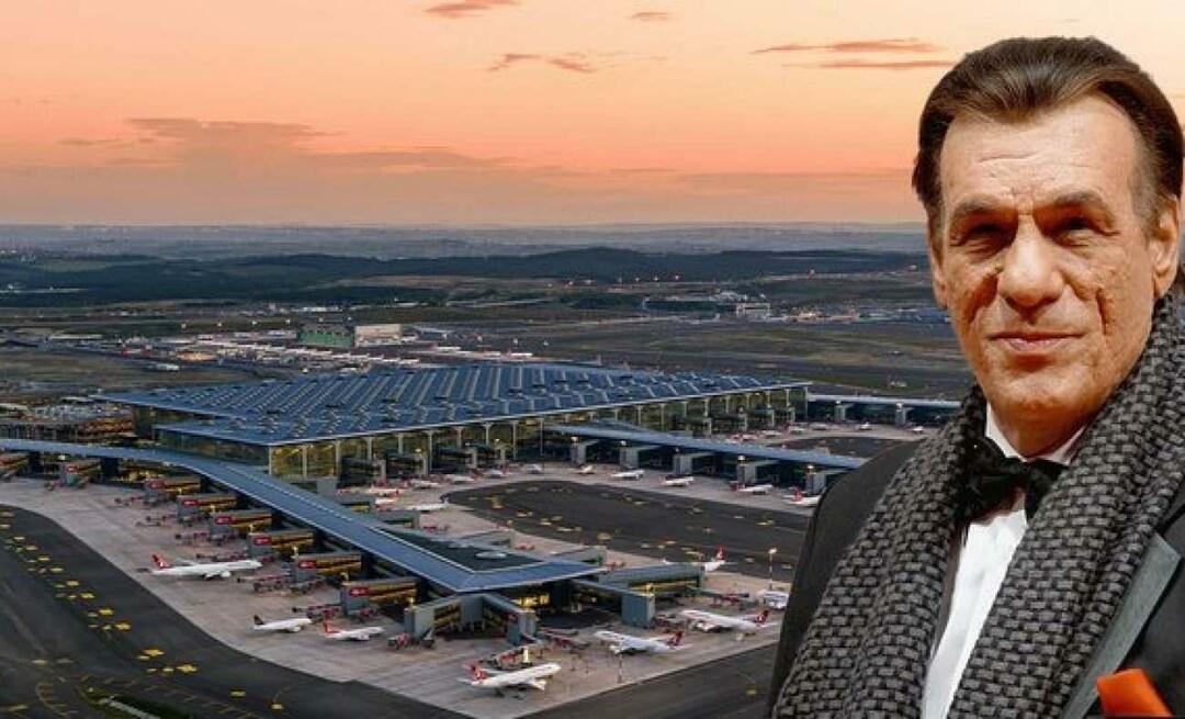 Den verdensberømte skuespiller Robert Davi beundrede Istanbul Lufthavn!