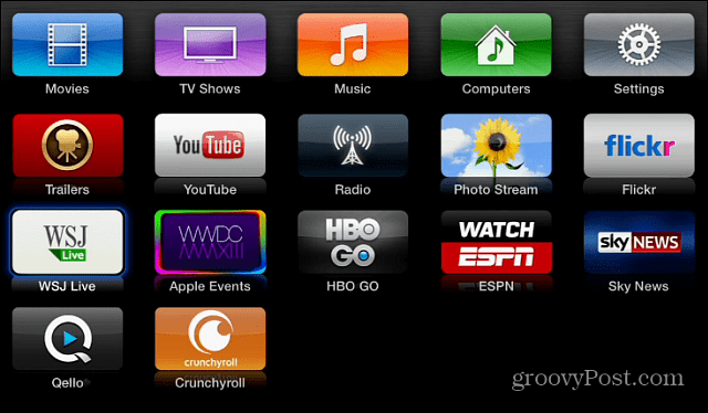 Nye kanalapps Apple TV