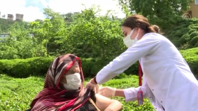 Sundhedspersonale 'vaccination' skifter i den udfordrende geografi i det østlige Sortehav