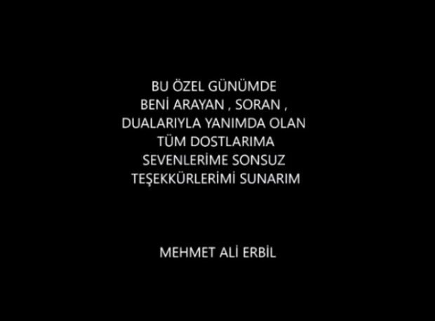 Første ord fra Mehmet Ali Erbil!