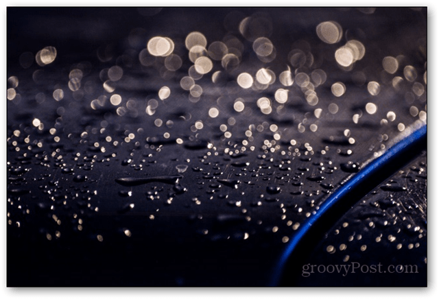 regndråber vand bokeh closeup close zoom objektiv fokus eksponering foto bokeh sløret baggrund fotografering effekt