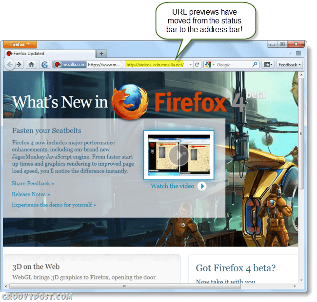 Firefox 4 Beta 7 har ændret motorerne