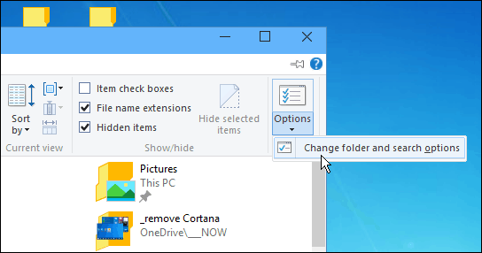 Windows 10 File Explorer-visning