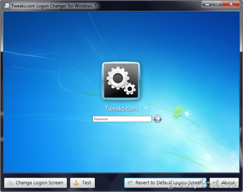 Sådan ændres logonskærmen i Windows 7
