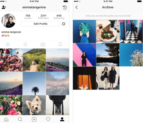 Instagram udgav bredt sin nye arkivfunktion til alle brugere. 