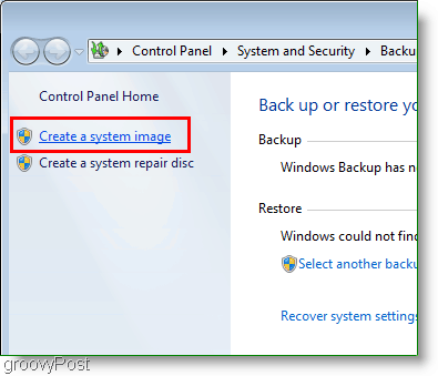 Windows 7: Opret et systembilledslink