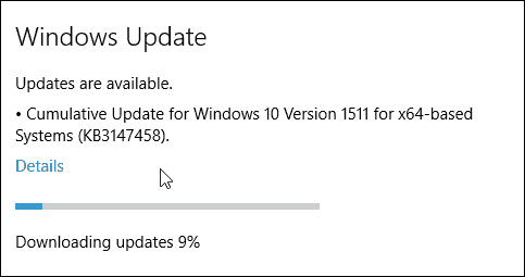 Kumulativ opdatering af Windows 10 KB3147458