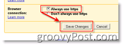 Sådan aktiveres SSL for alle GMAIL-sider:: groovyPost.com