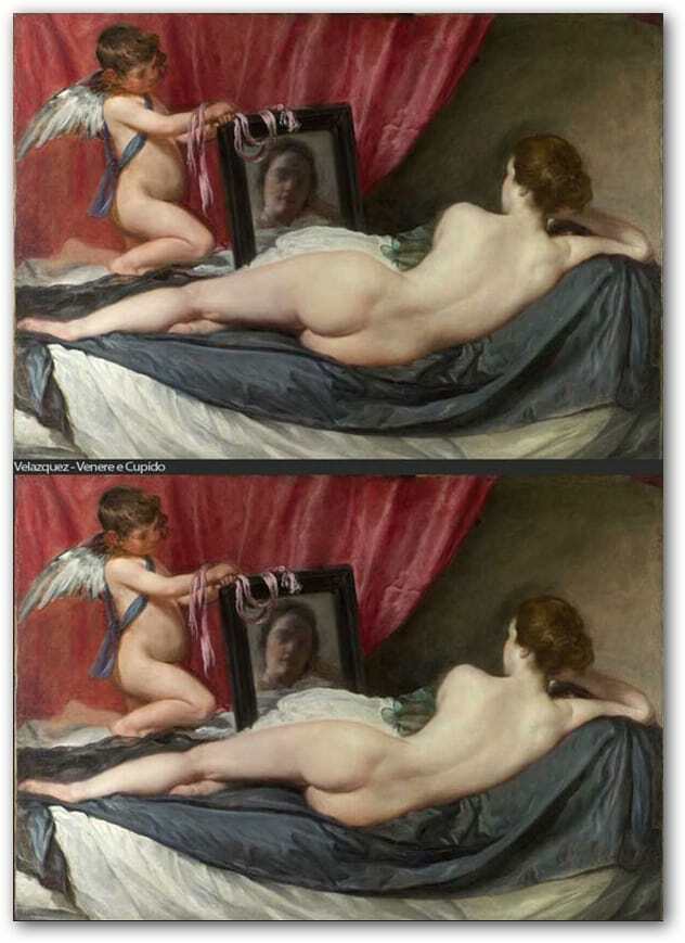 Fotoshopping af berømte kunst Venus