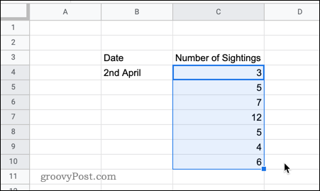 udfylde google sheets