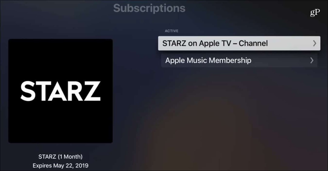 Annuller kanalabonnement Apple TV