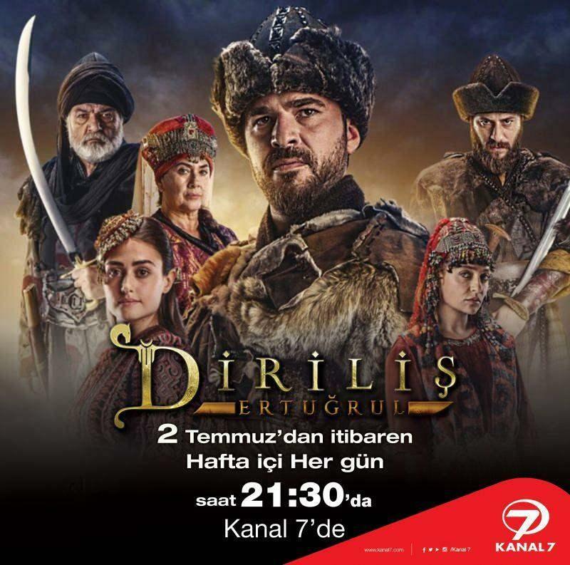 opstandelse ertugrul starter på kanal 7