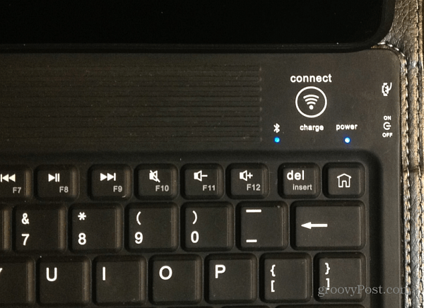 Tænd for Bluetooth-tastaturet