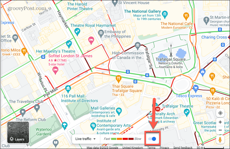 google maps live trafik skifte
