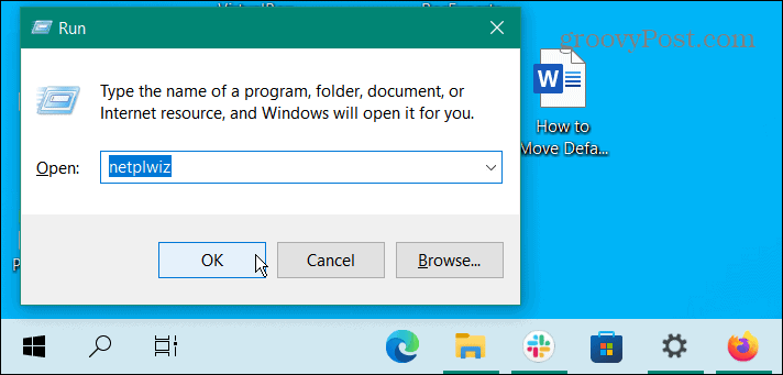 Ret loginskærm mangler på Windows