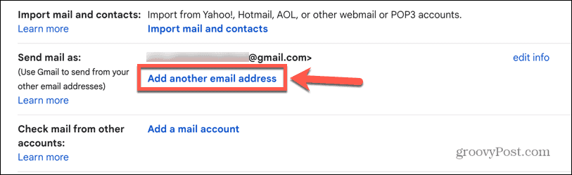 gmail tilføje en anden e-mailadresse