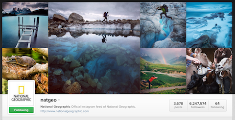national geografisk instagram profil