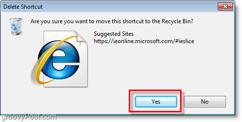 Internet Explorer 8 - sletning af confrim