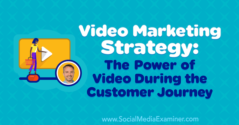 Video Marketing Strategy: The Power of Video Under the Customer Journey featuring insights from Ben Amos on the Social Media Marketing Podcast.