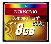 Transcend CompactFlash 8 GB hukommelseskort