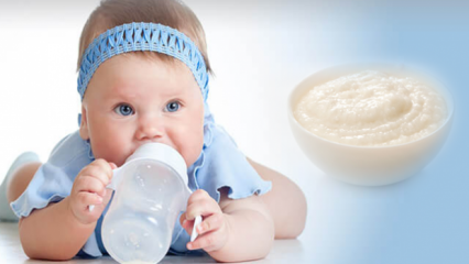 Let rismel-opskrift til babyer! Hvordan laver man en 6 måned gammel baby vaniljesaus?