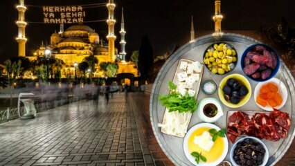 Dydige iftar- og sahur-bønner! Hvordan ville profeten gøre sahur og iftar? Fastens bøn
