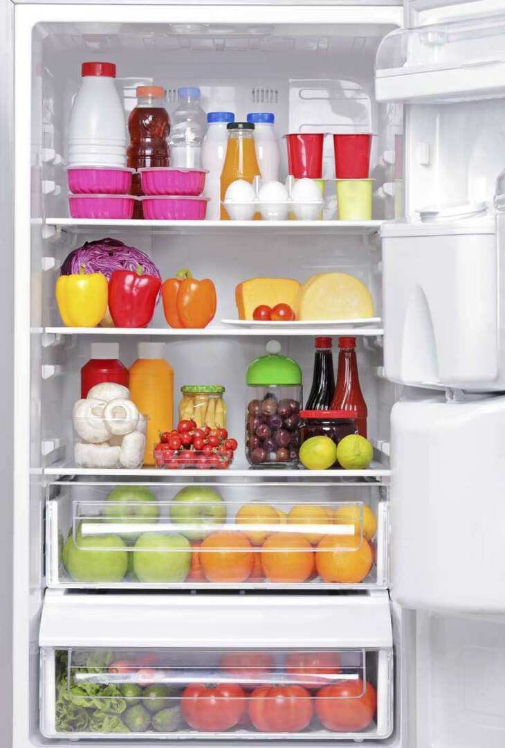Hvilken mad lægges på hvilken hylde i køleskabet