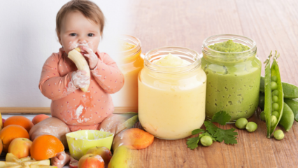 Hvordan begynder babyer at vænne sig? Hvornår skal man skifte til ekstra mad? Supplerende madernæringsliste