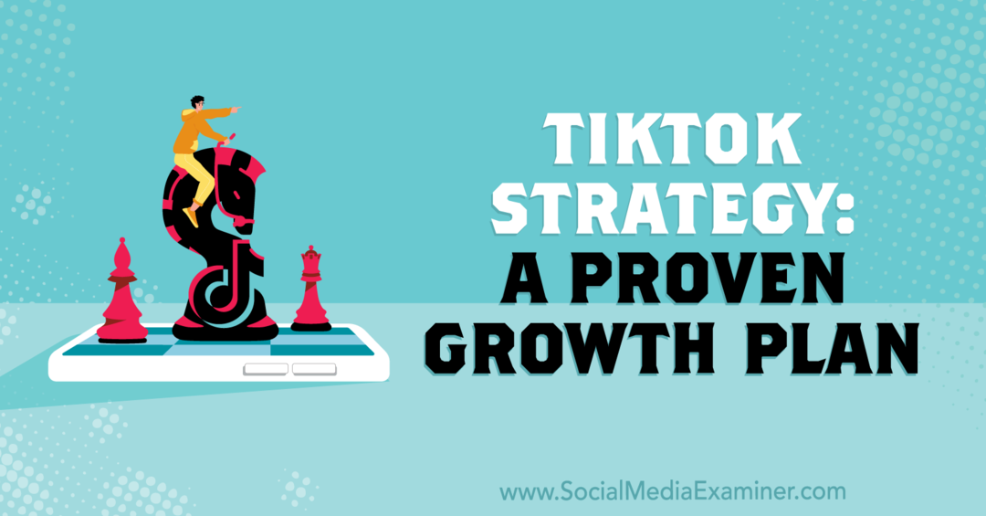 TikTok-strategi: En bevist vækstplan med indsigt fra Jackson Zaccaria på Social Media Marketing Podcast.