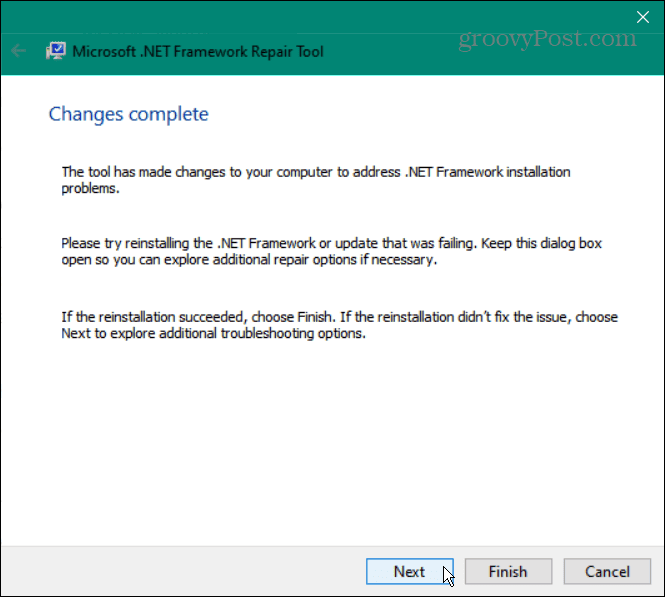 Windows Update-fejl 0x80070643 