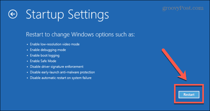 Windows fejlsikret tilstand genstart
