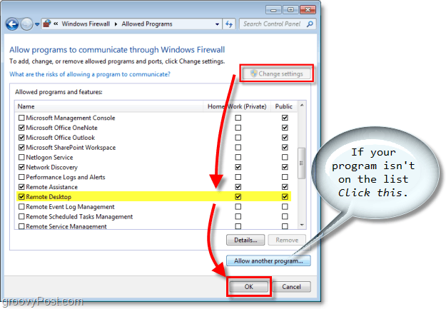 Tillad et program gennem Windows 7 Firewall [Sådan gør du]