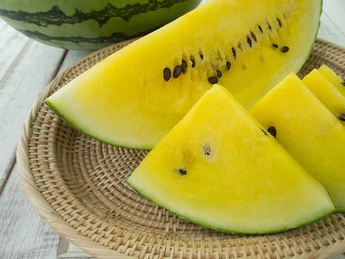 gul vandmelon er en kraftig kilde til vitamin A