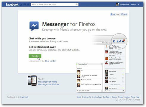 facebook messenger til firefox