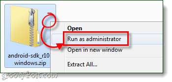 open run som administrator