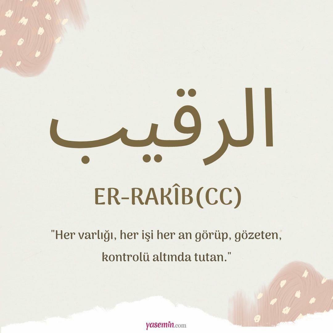 Hvad betyder Er-Raqib (cc)?