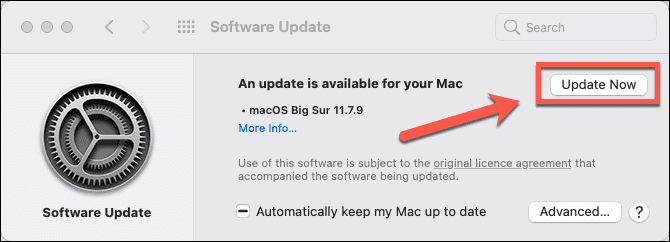 mac opdatering nu