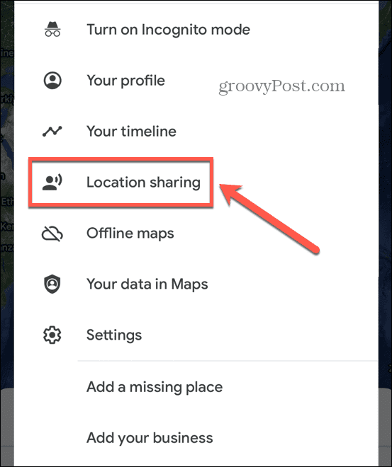 google maps placeringsdeling