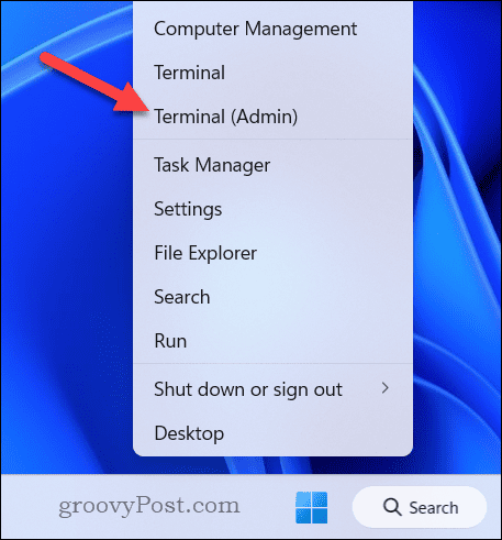 Åbn nyt terminalvindue på Windows 11